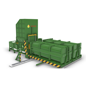 Horizontal Split-Type Waste Transfer Station (Moving Container Structure)