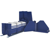 Horizontal Split-Type Waste Transfer Station (Side-Tipping Structure)
